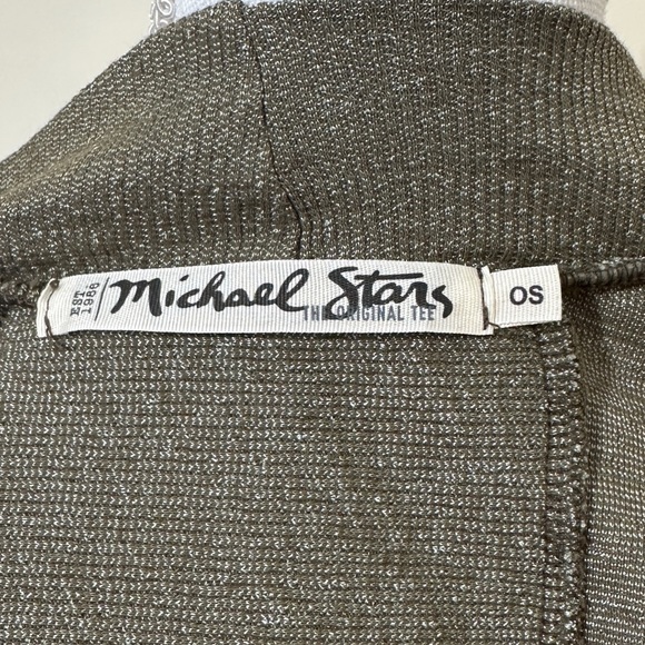 NWOT Michael stars || Woman’s Green open Cardigan size Large - Picture 4 of 5